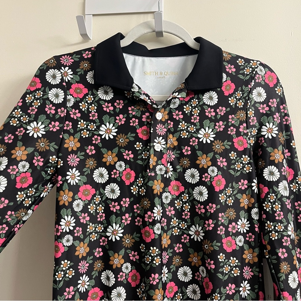 NWT Smith & Quinn Annie Dress Midnight Poppies Small - Picture 3 of 13